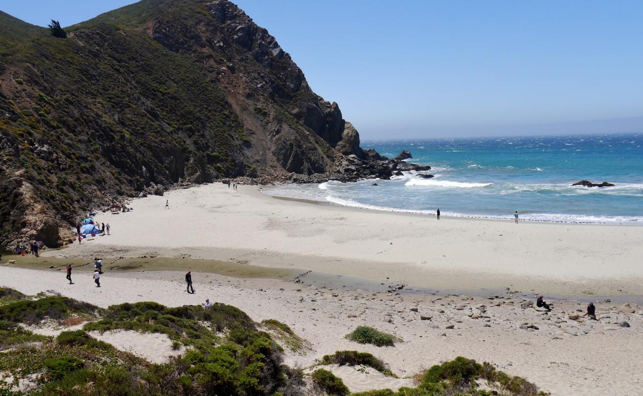 Photo of Pfeiffer Beach with light fine pebble surface