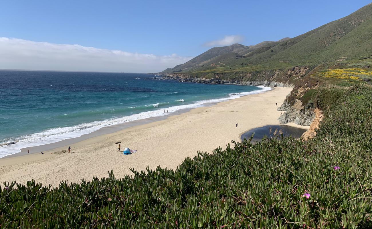 Photo of Garrapata Beach with light fine pebble surface