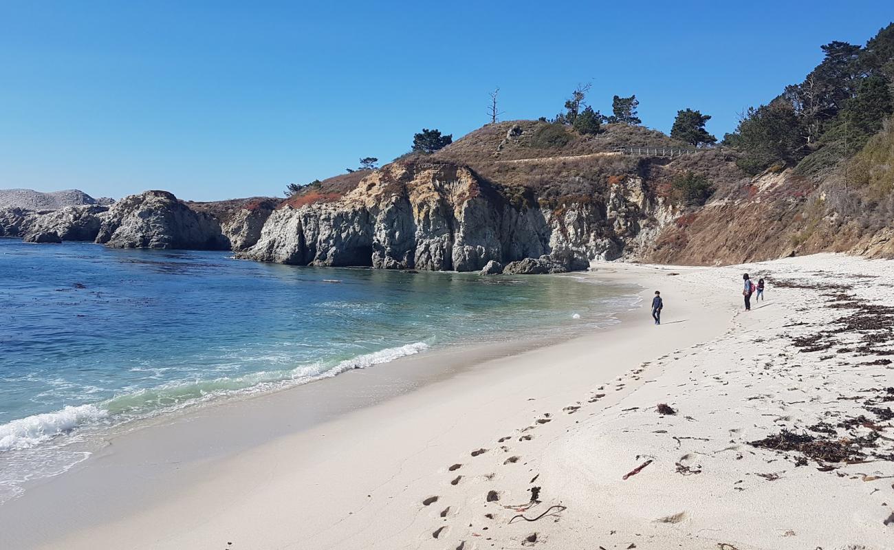 Photo of Gibson's Beach with light fine pebble surface