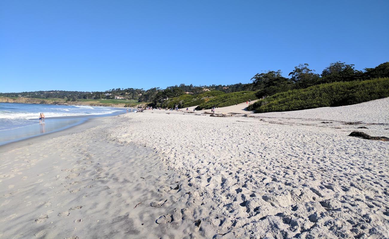 Photo of Carmel Beach with white fine sand surface