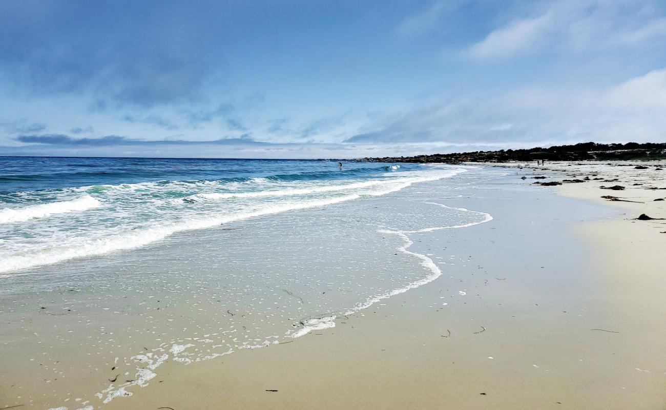 Photo of Asilomar Beach with bright sand surface