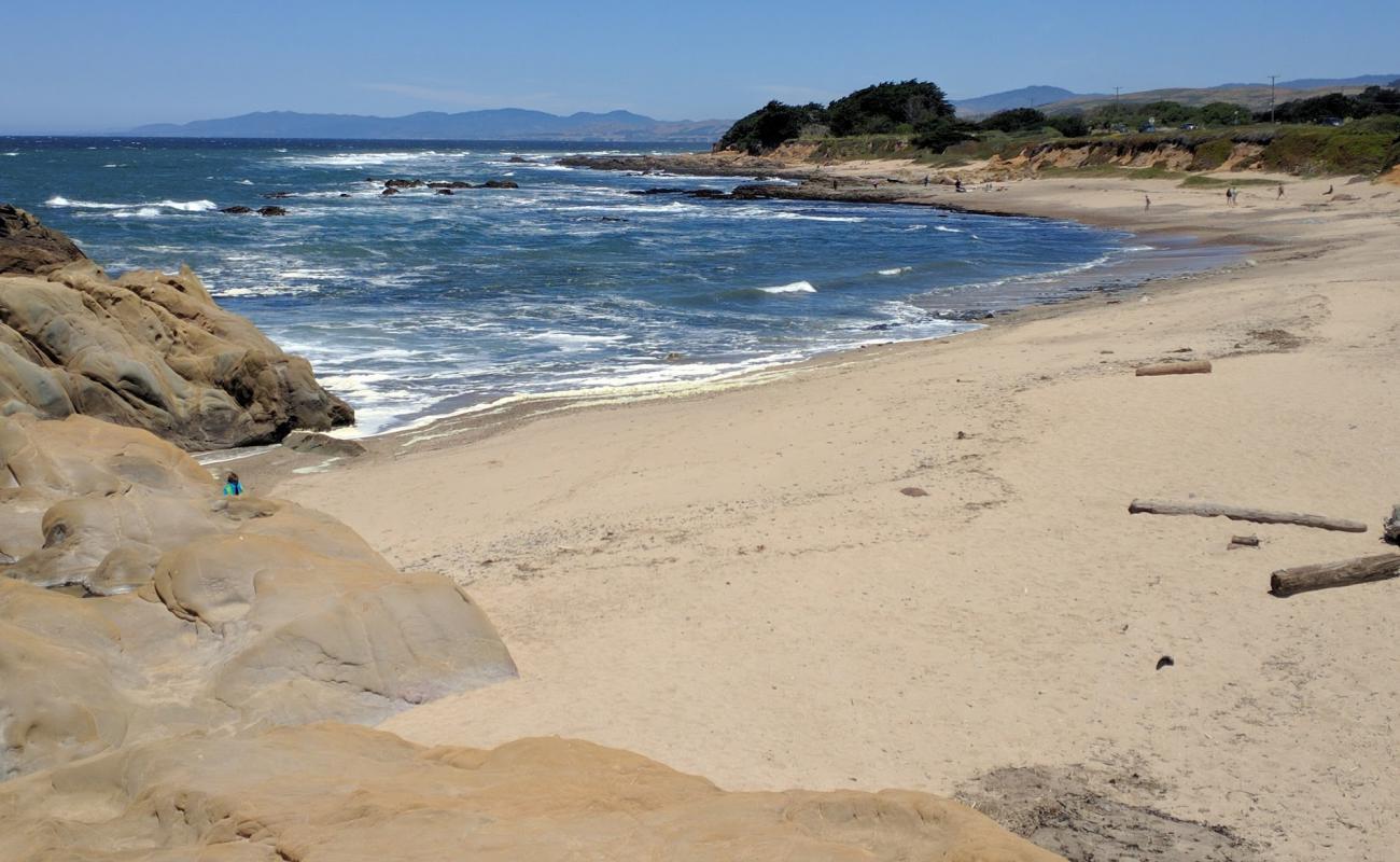 Photo of Pescadero Point Beach with light sand &  pebble surface