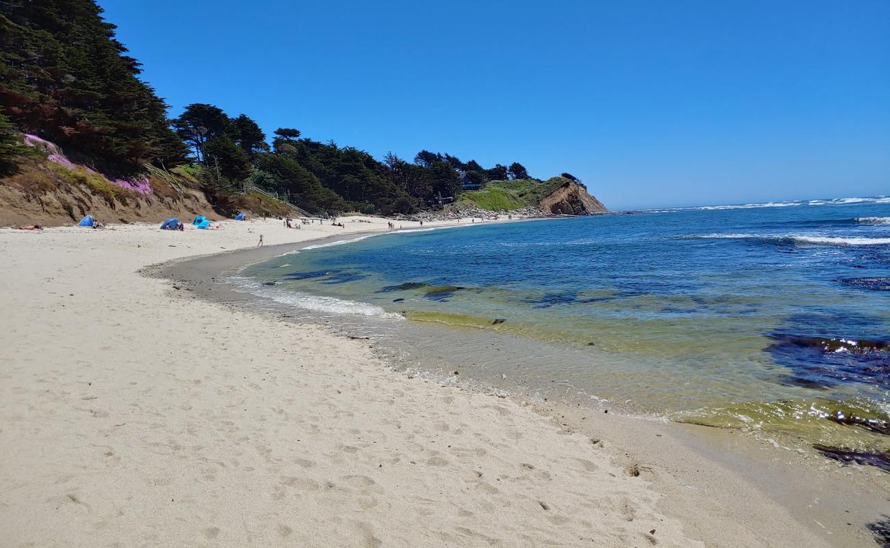 Photo of Moss Beach with bright sand surface