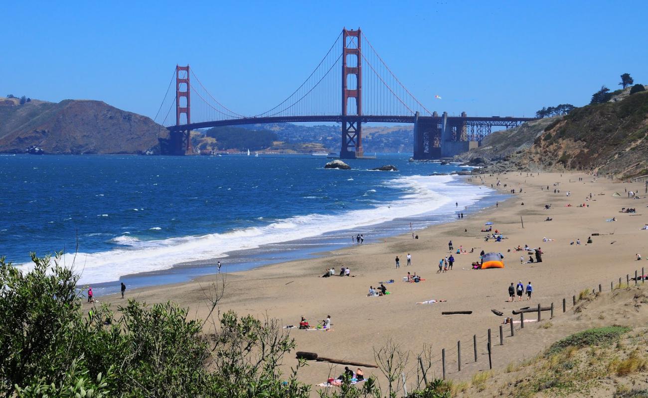 Photo of Baker Beach with bright sand surface