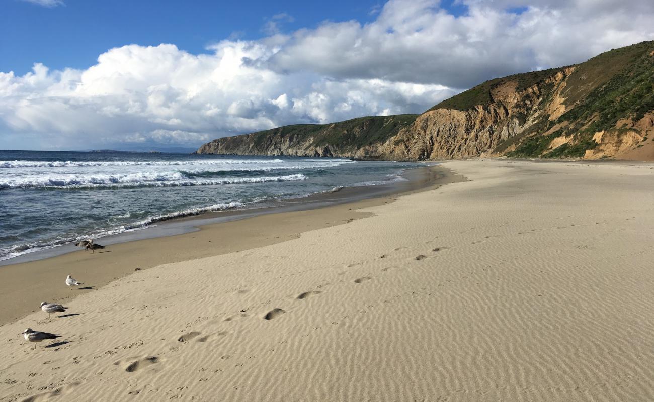 Photo of McClures Beach with bright sand surface