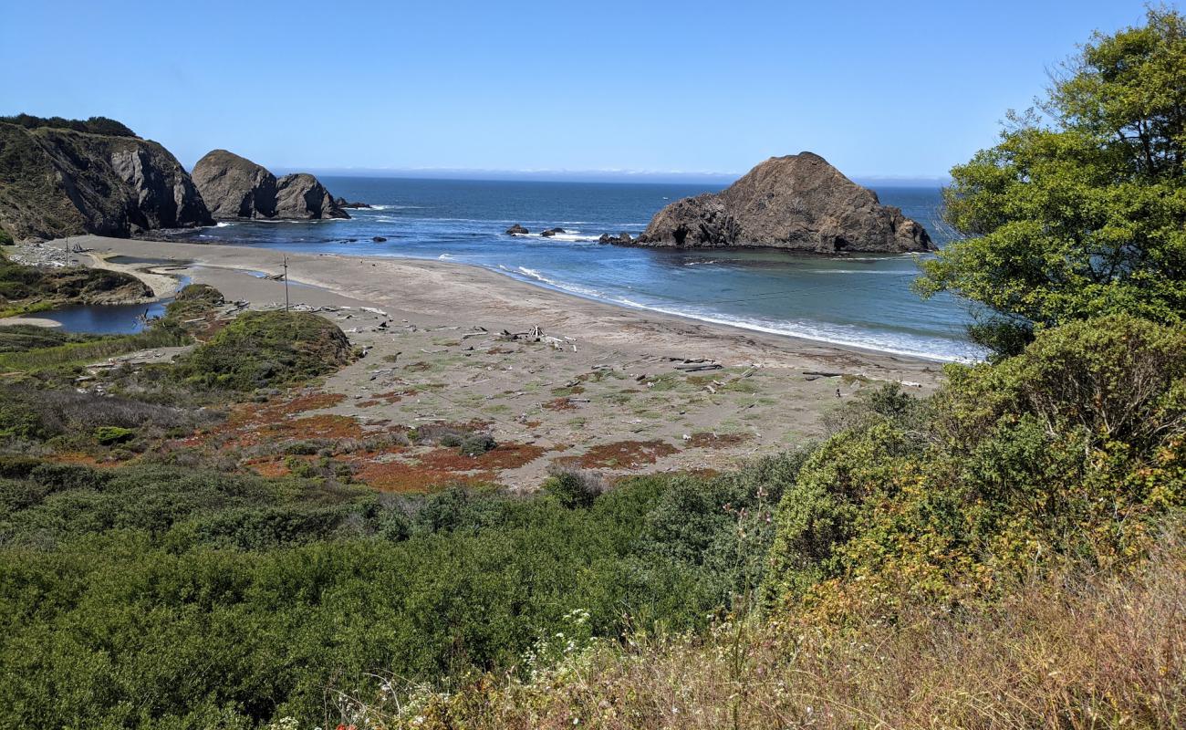 Photo of Greenwood Creek Beach with bright sand surface