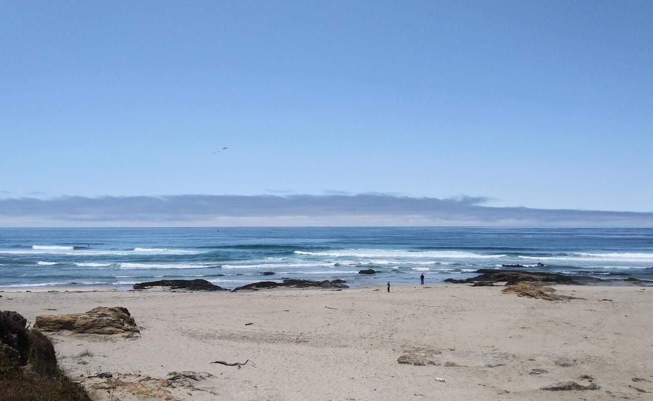 Photo of Virgin Creek Beach with bright sand & rocks surface