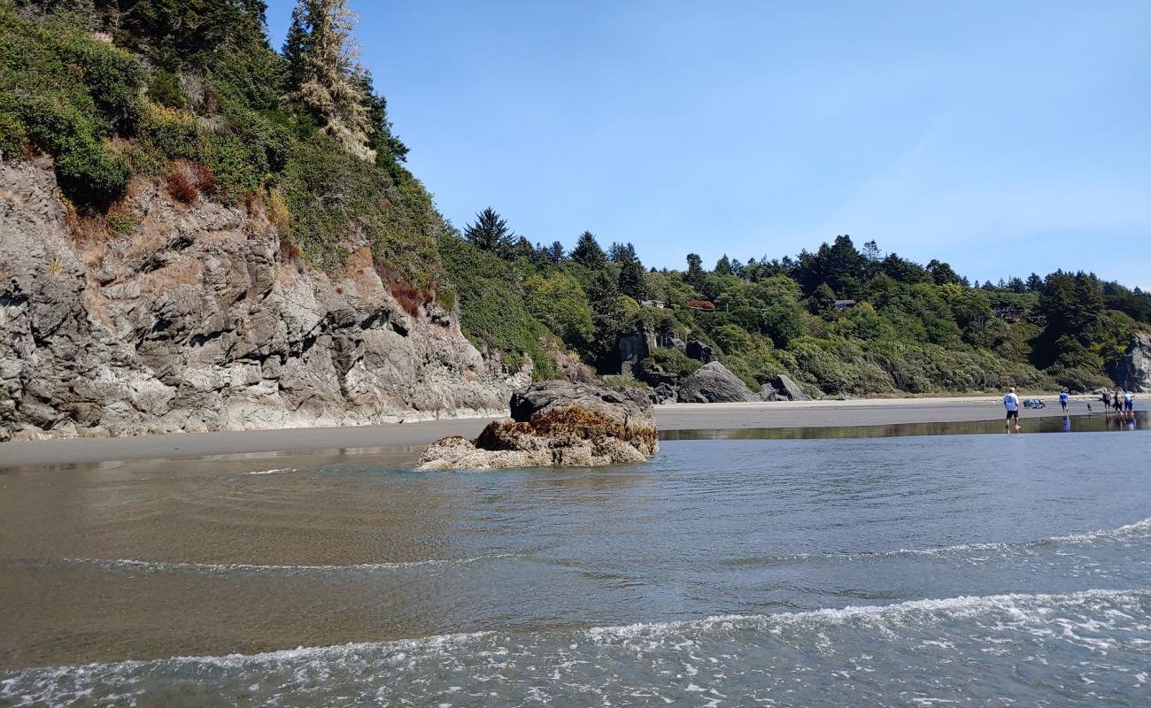 Photo of Moonstone Beach with bright sand surface