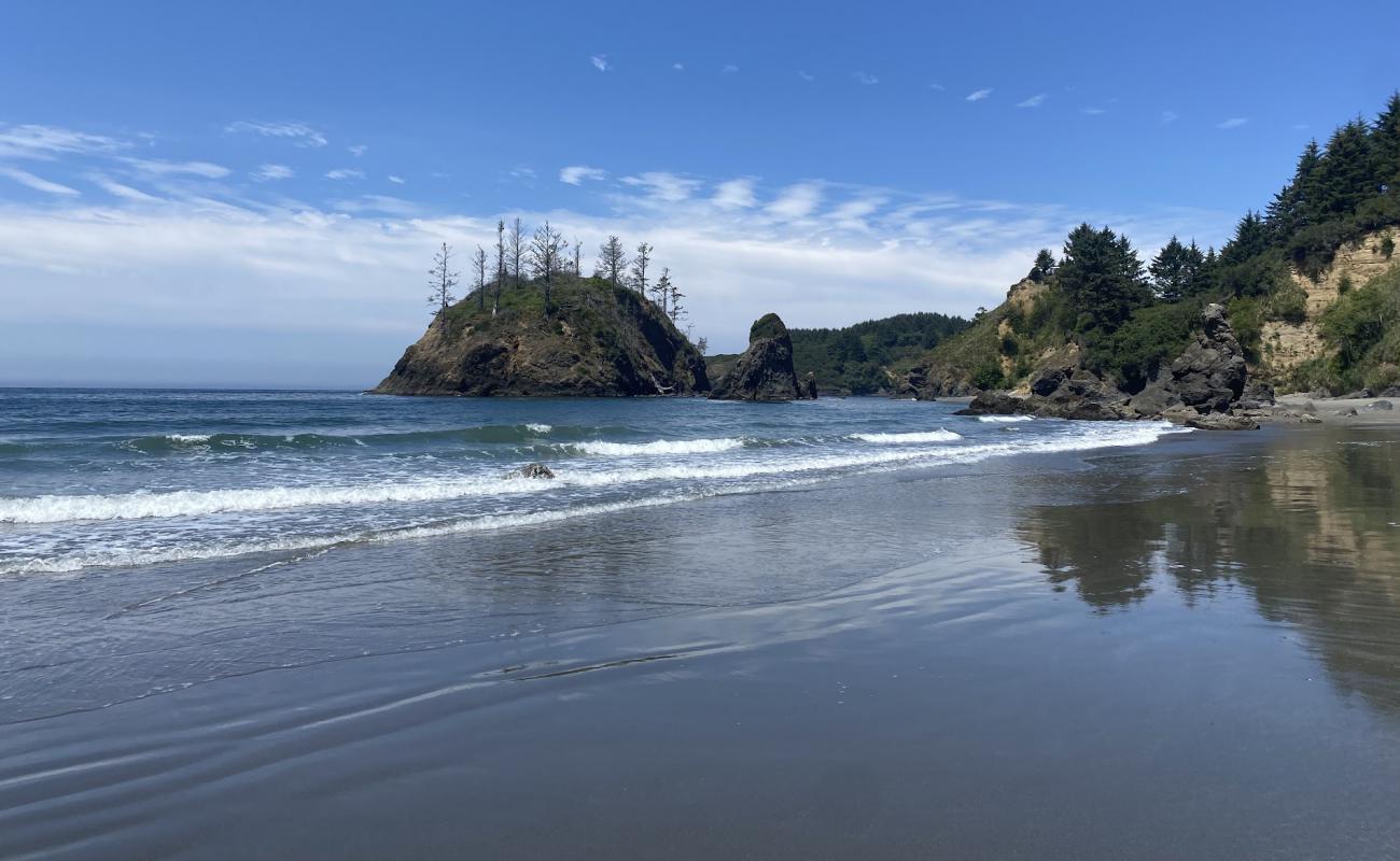 Photo of College Cove with bright sand surface