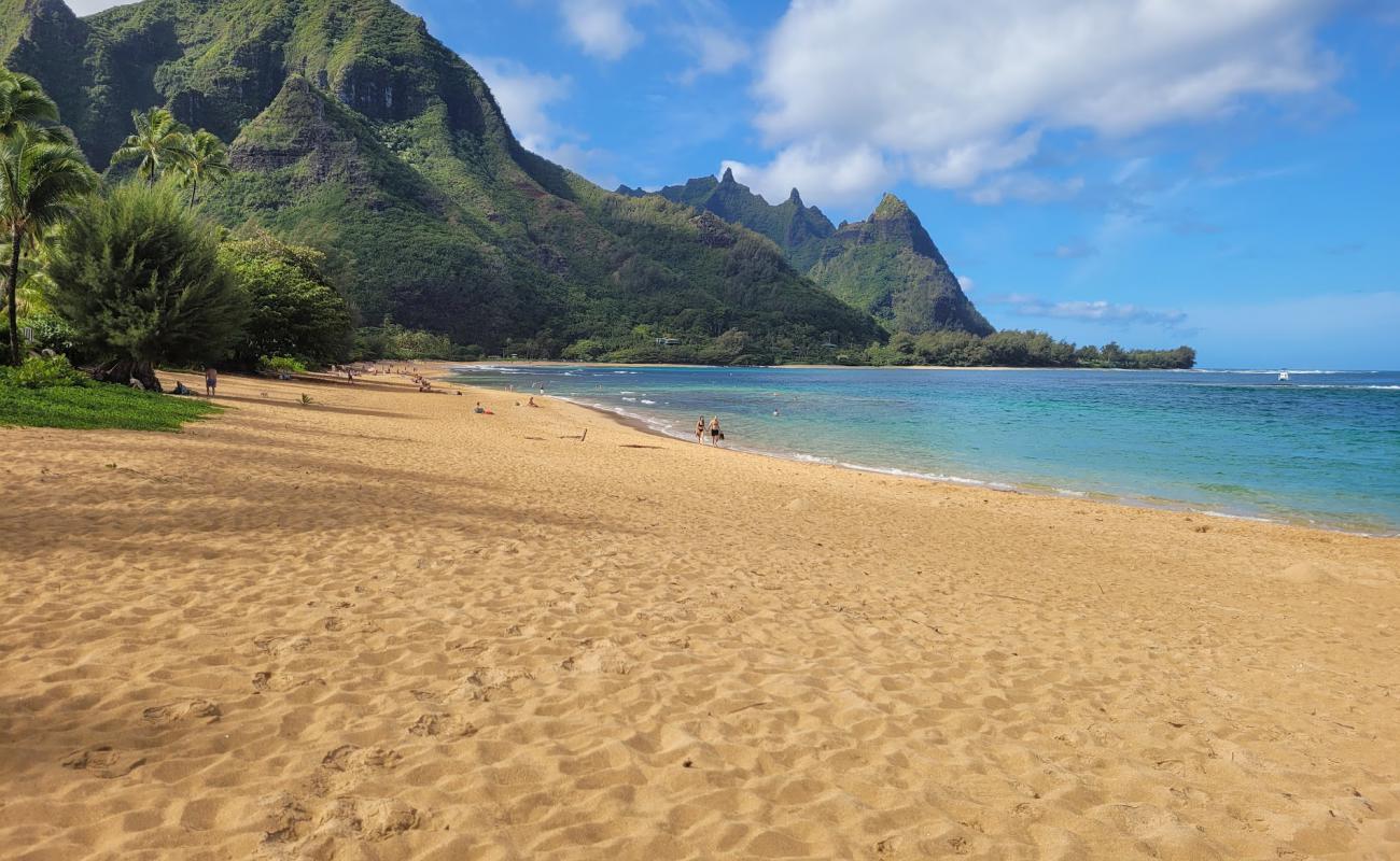 Photo of Haena Beach with bright sand surface