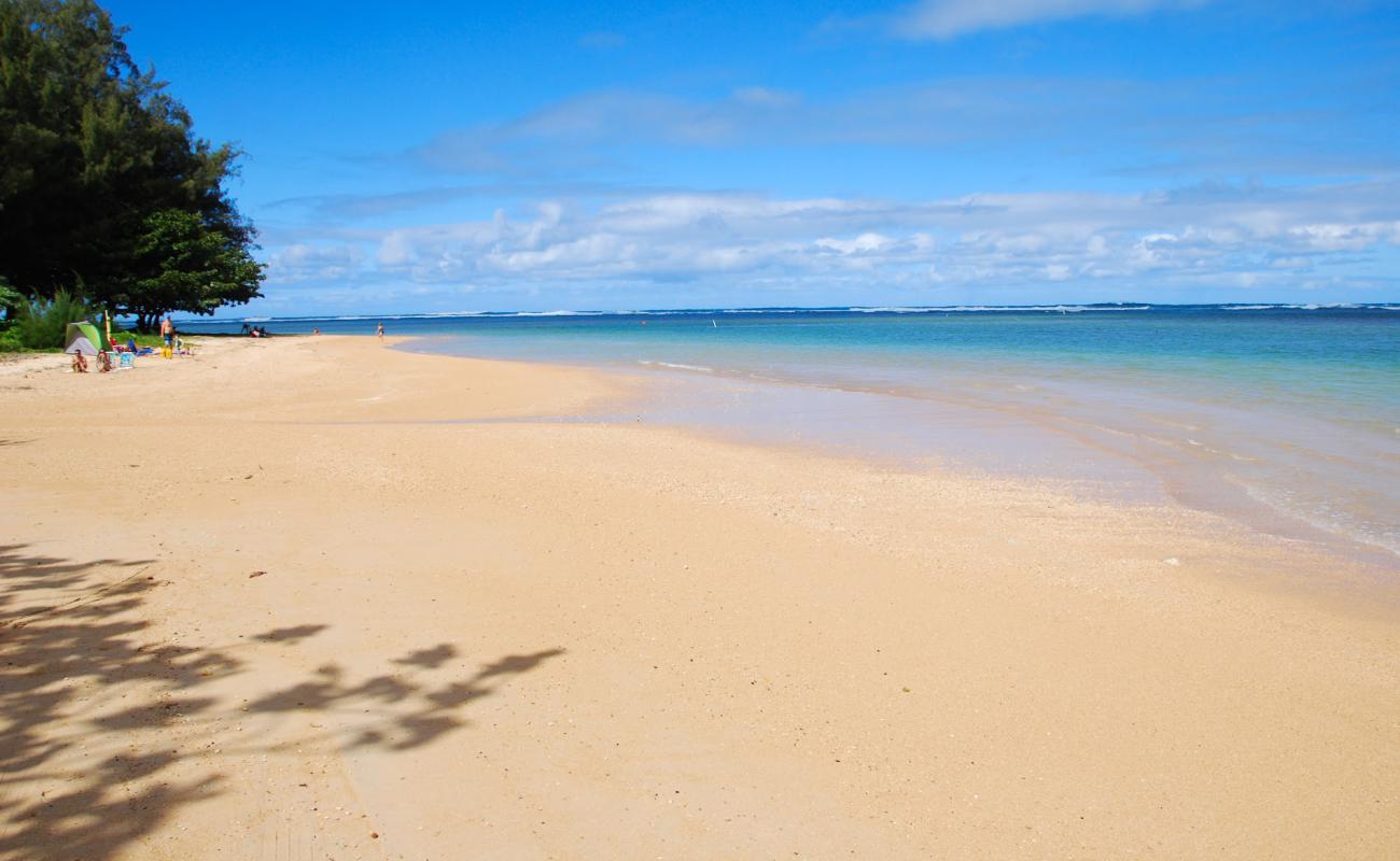 Photo of Kalihikai Beach with bright sand surface