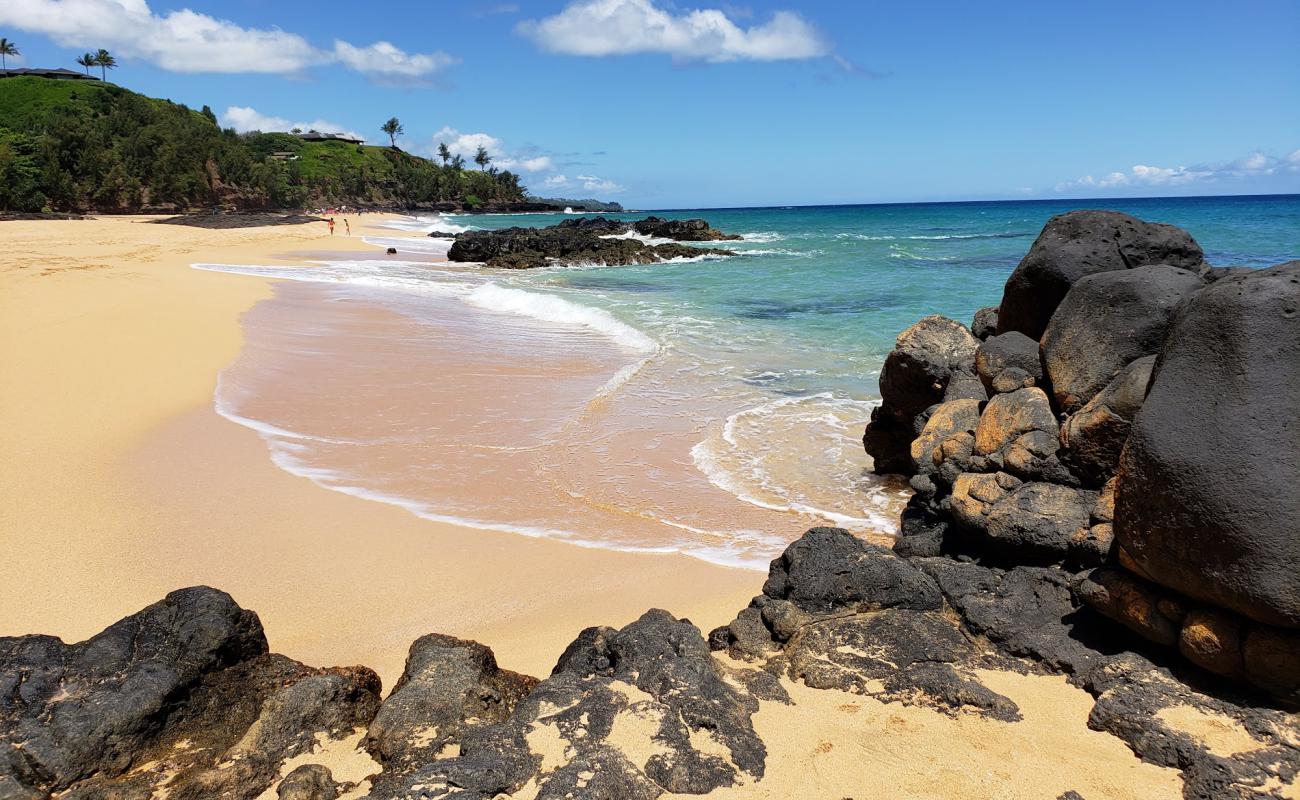 Photo of Kauapea Beach with bright sand surface