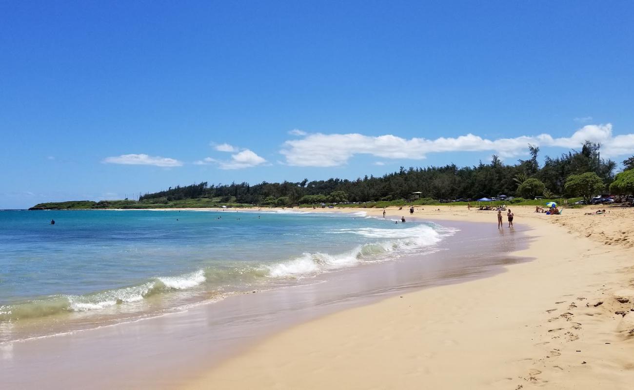 Photo of Keālia Beach with bright sand surface