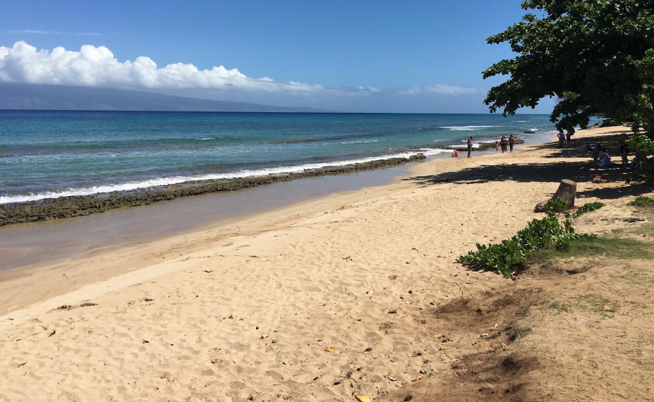 Photo of Honokowai Beach with bright sand surface