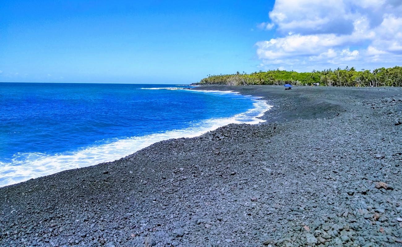 Photo of Isaac Hale beach with black pebble surface