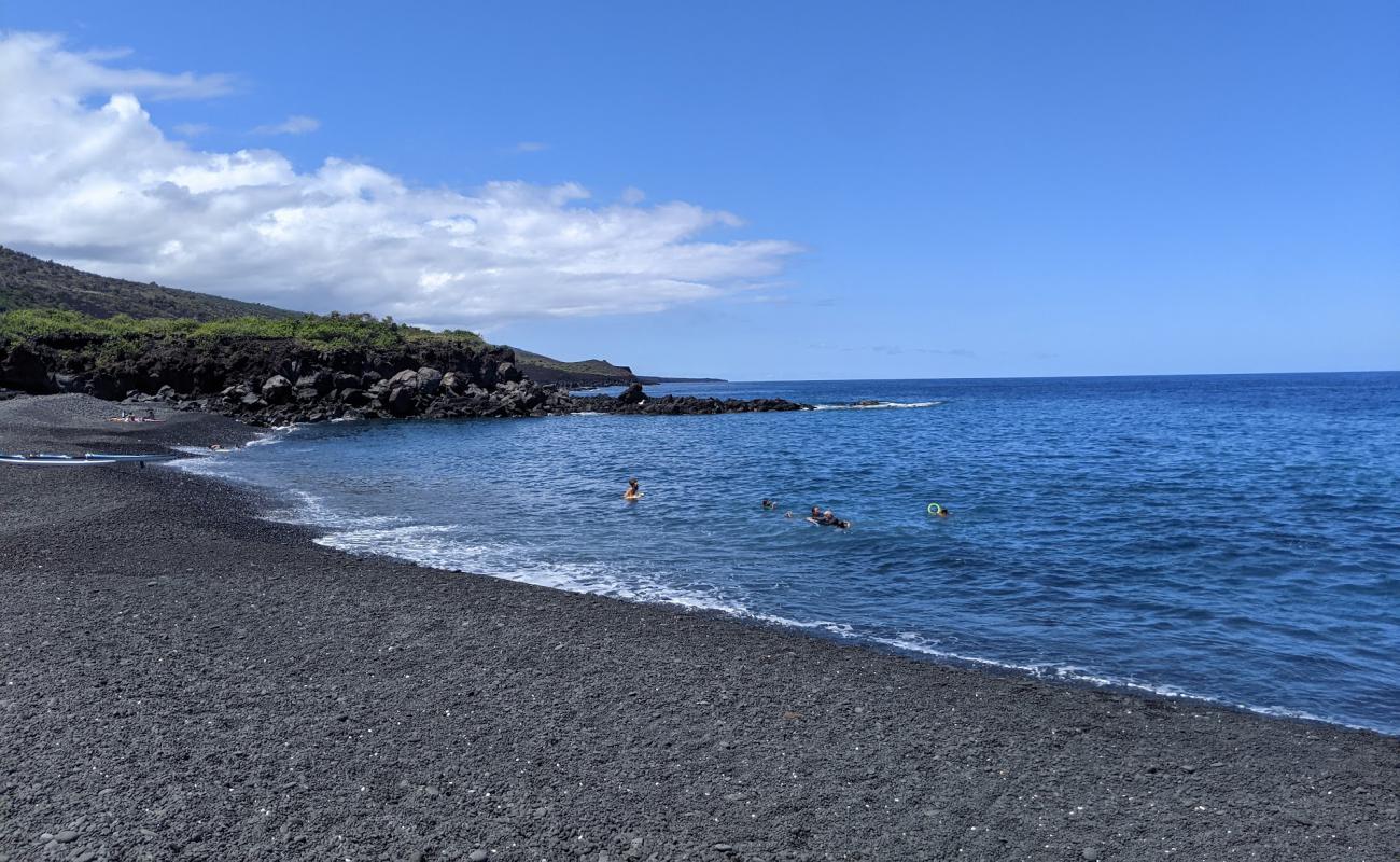 Photo of Pebbles Beach with gray pebble surface