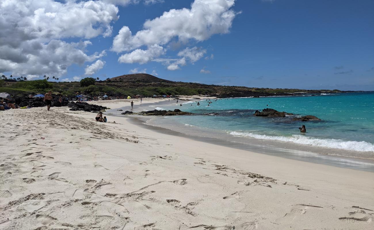 Photo of Manini'owali Beach with white fine sand surface