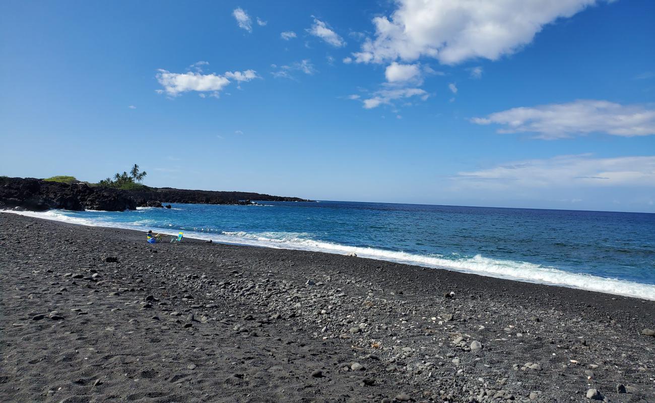 Photo of Kiholo Bay Beach II with gray pebble surface