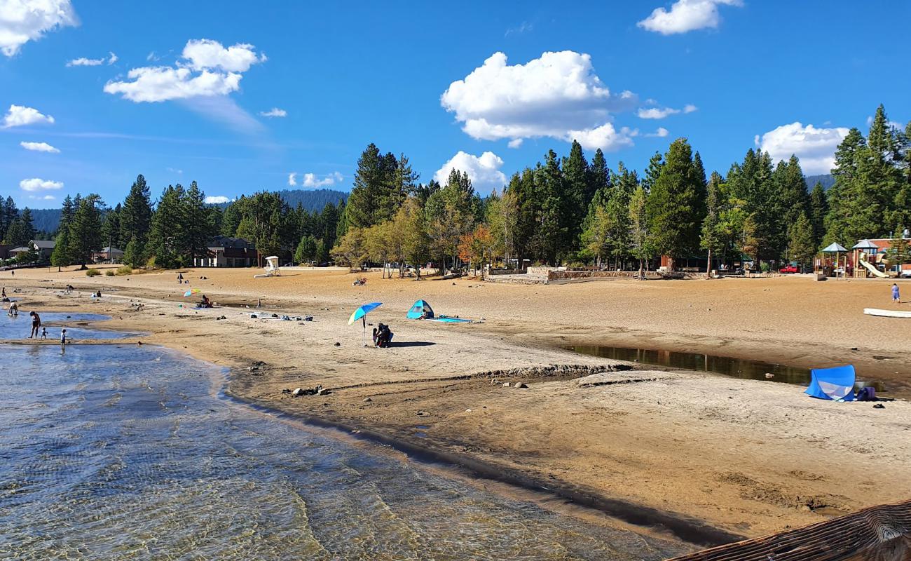 Photo of Kings Beach with bright sand surface