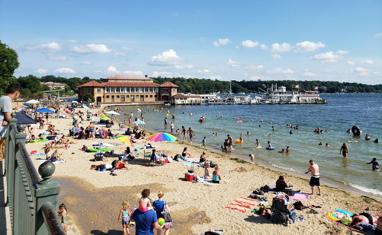 Photo of Lake Geneva Beach with bright sand surface