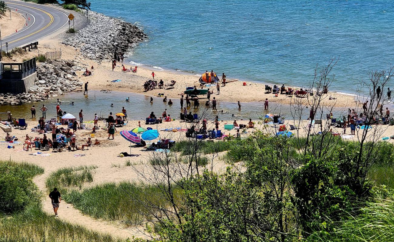 Photo of Duck Lake Beach with bright fine sand surface