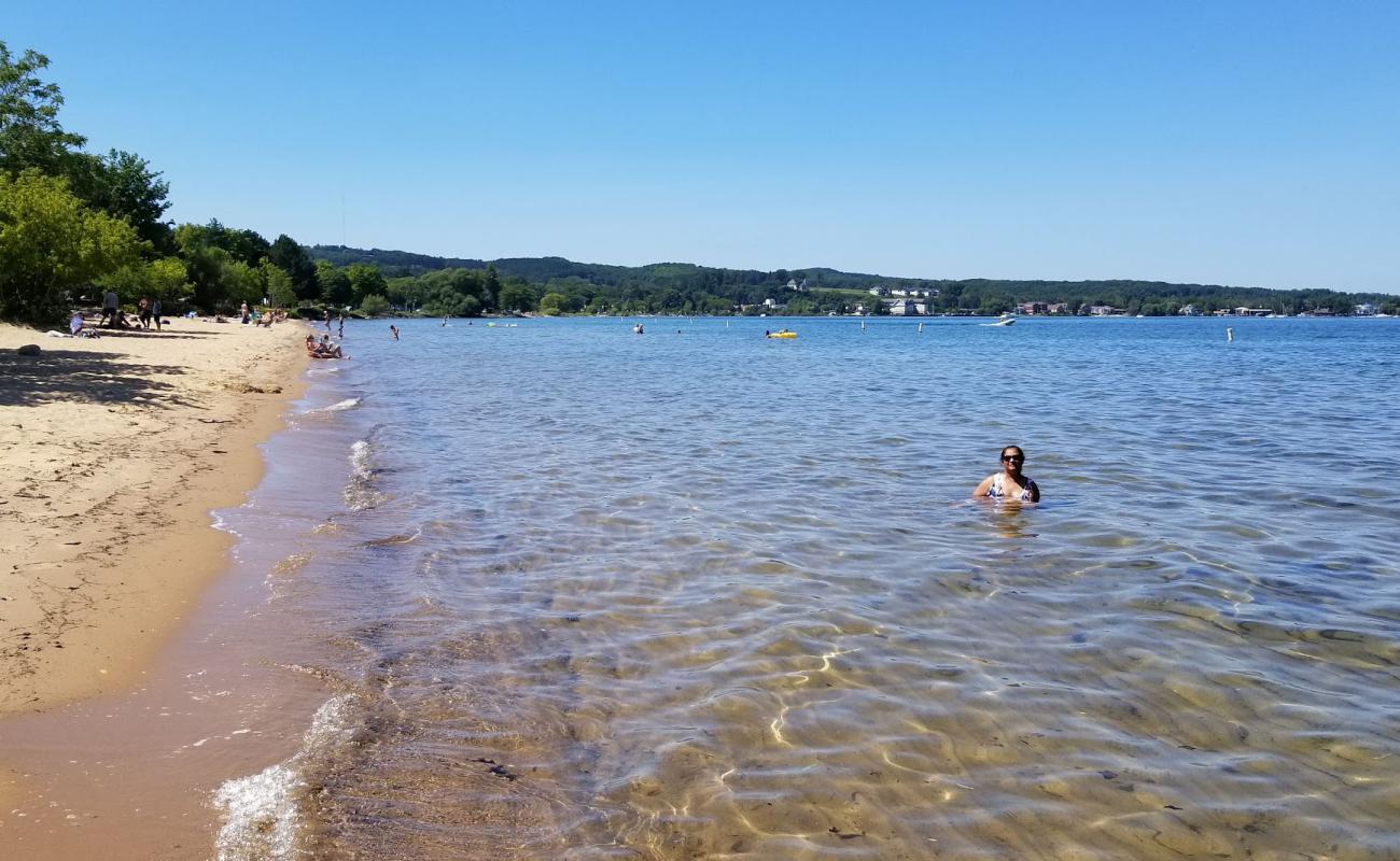 Photo of Traverse City Beach with bright sand surface