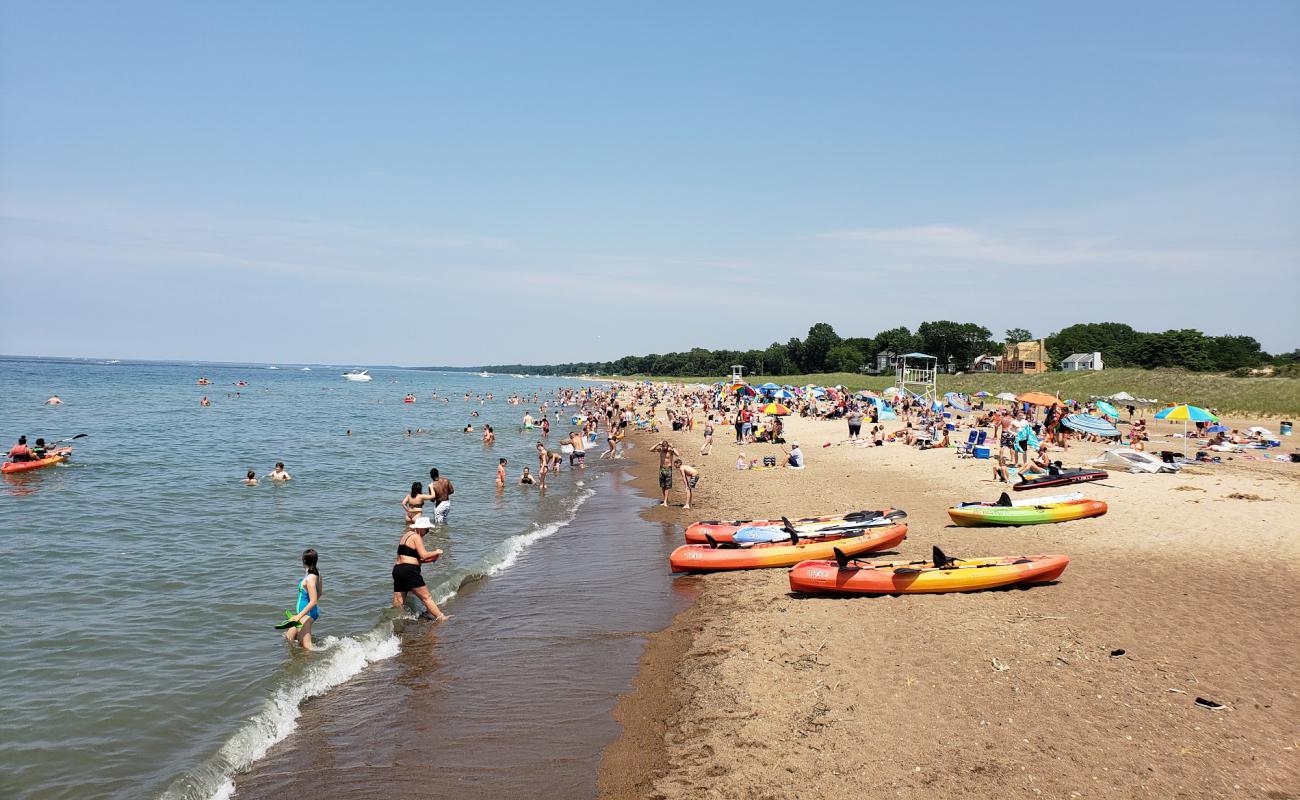 Photo of New Buffalo Beach with bright sand surface