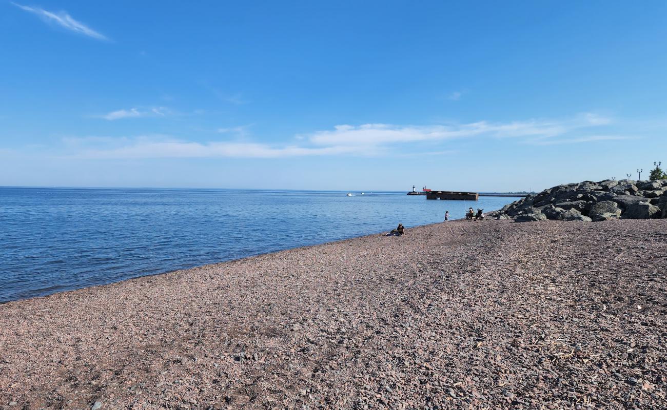 Photo of Lakewalk Beach with brown pebble surface