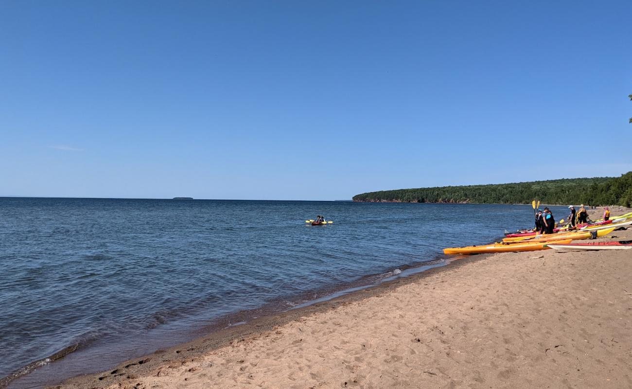 Photo of Meyers Beach with bright sand surface