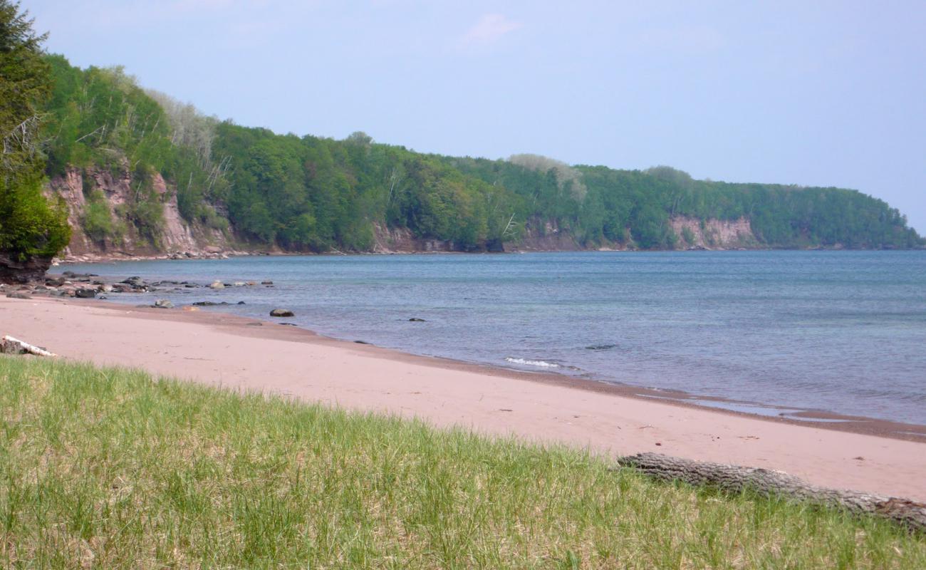 Photo of Squaw Beach with bright sand surface