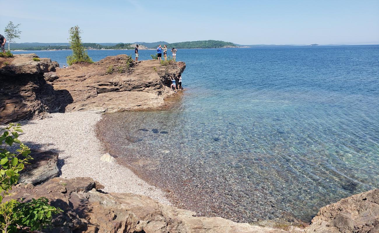 Photo of Black Rocks Beach with gray pebble surface