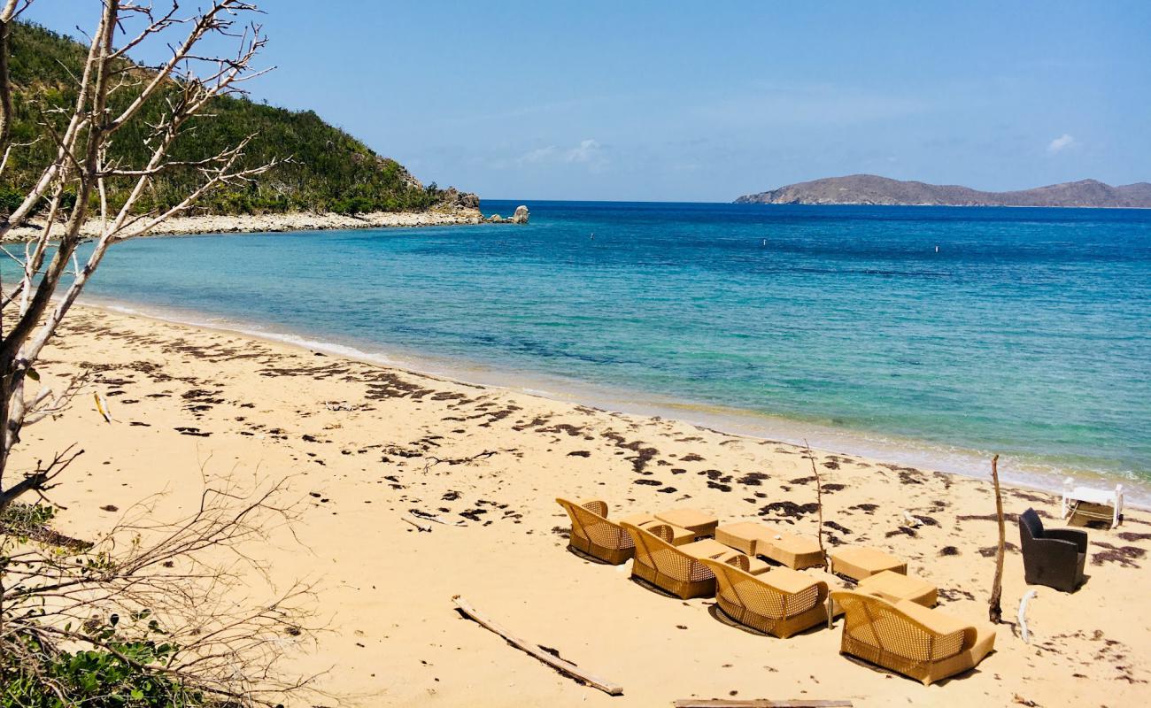 Photo of White Bay beach with bright fine sand surface