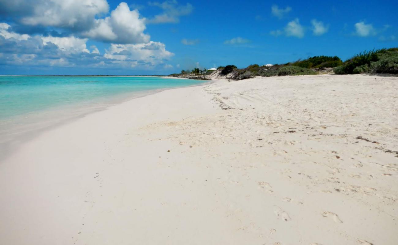 Photo of Anegada beach with bright sand surface