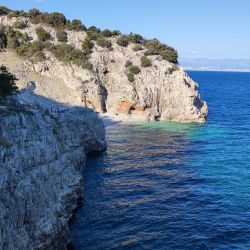 Photo of Klancac beach with turquoise pure water surface