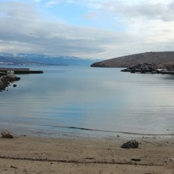 Photo of Rudine beach with turquoise pure water surface