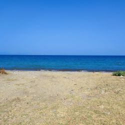 Photo of Guzelcamli beach with turquoise pure water surface